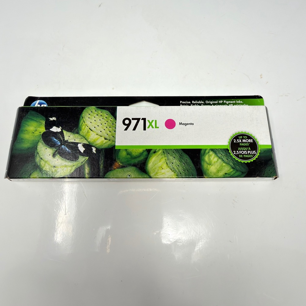 HP 971XL Ink Cartridge Magenta High Yield CN627AM OfficeJet Pro New Exp 2017